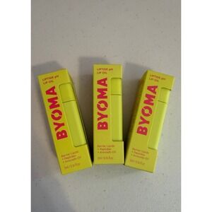Lot of 3 Byoma Liptide pH Lip Oil 5ml Each Hydrating Peptide Avocado Oil New